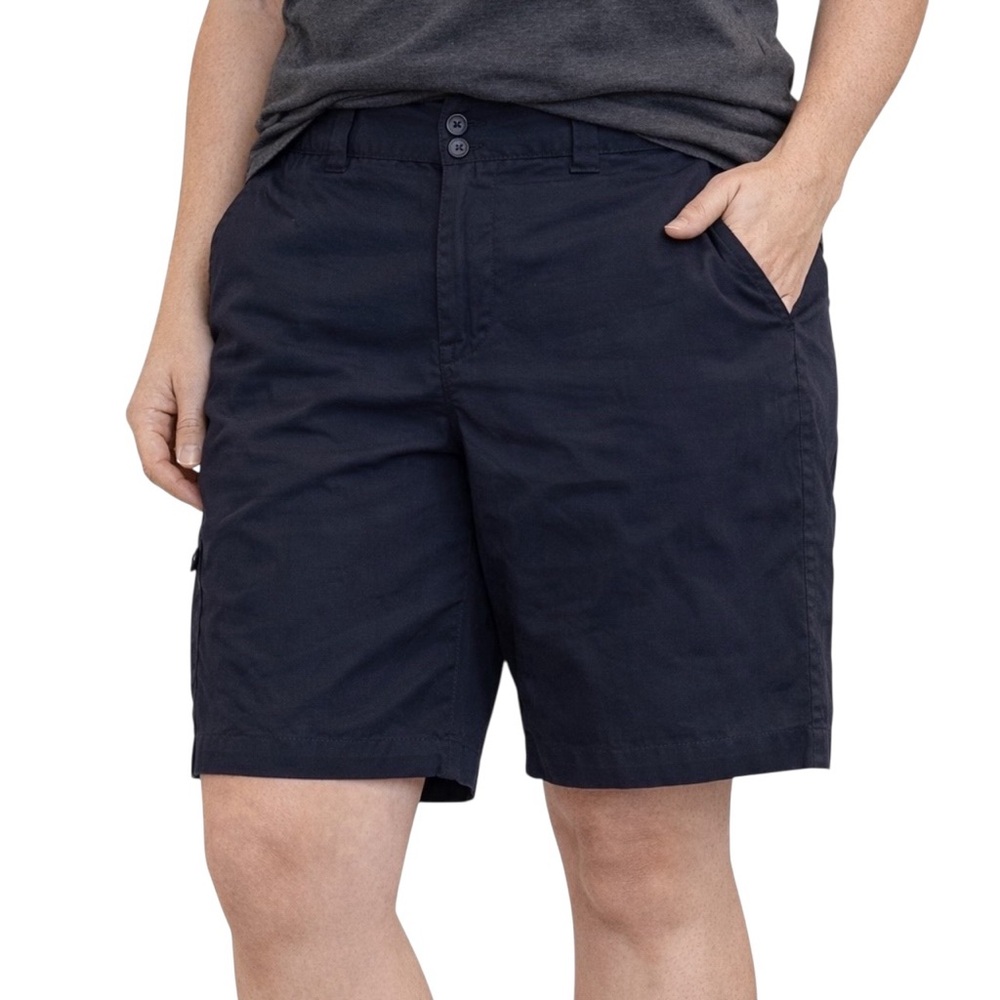 Cloudveil Women's Classic‎ Black Hike Trail Bermuda Shorts
